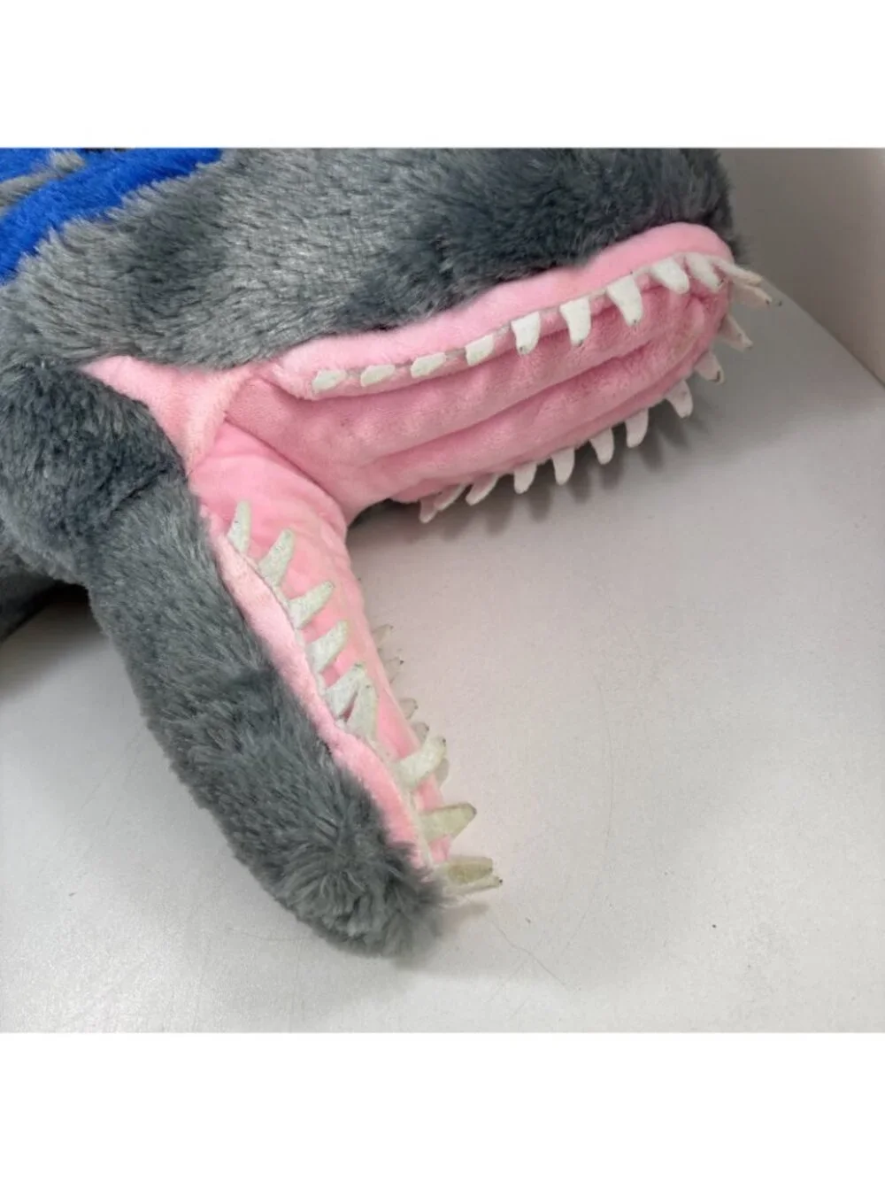 Cute Plush Hanging Dinosaur Animal 12” Head Wall Mount Kids Room Art Lot of 2